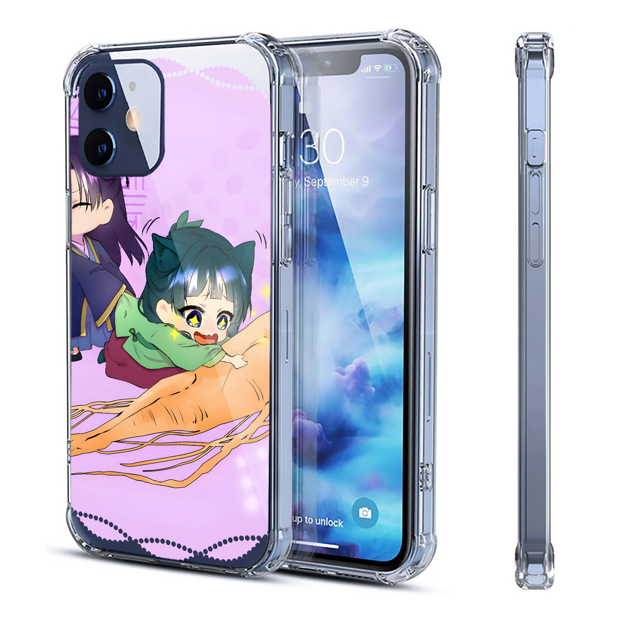 （画像用） 薬屋のひとりごと The Apothecary Diaries 【iPhone 12シリーズ対応】透明スマホケース（クリアソフトケース）